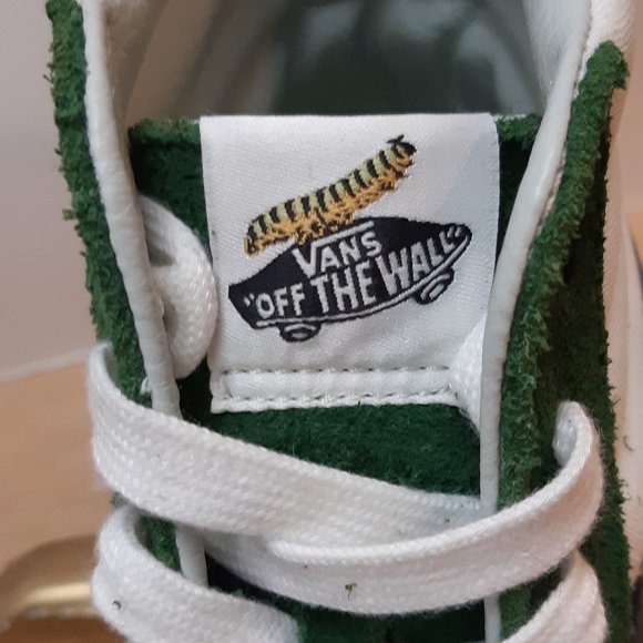 Vans - SK8-HI - greenhouse/blanc - Men's size 9 - NEW - Picture 6 of 14